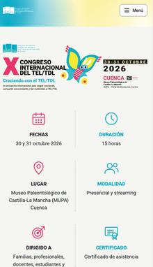 Fechas, lugar y modalidades del congreso en el móvil