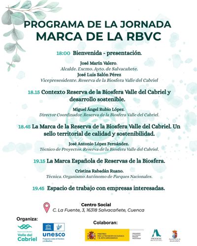 Dia Mundial Reservas de la Biosfera. Jornada Marca RB Valle del Cabriel Salvacañete